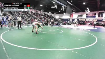 138 lbs Cons. Round 2 - Vincent Gonzalez, La Serna vs Damon Marshall, Brea Olinda