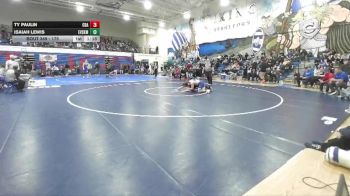 175 lbs Cons. Round 3 - Isaiah Lewis, East Valley (Spokane) vs Ty Paulin, Coeur D Alene