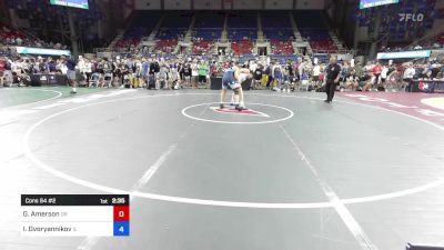 157 lbs Cons 64 #2 - Gus Amerson, OR vs Ilia Dvoryannikov, IL