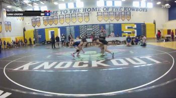 120 lbs Round 3 (6 Team) - Lana Loucks, Wellington WC vs Layla Nethery, The Outsiders