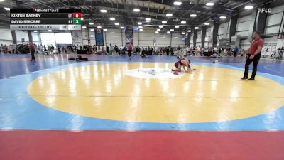 135 lbs Consi Of 32 #2 - Kixten Barney, UT vs David Strober, NJ