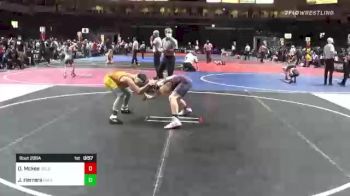 98 lbs Round Of 16 - Donovan Mckee, Gold Rush vs Jude Herrera, NM Gold