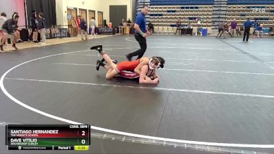 106 lbs Cons. Semi - Dave Vitilio, Archbishop Curley vs Santiago Hernandez, The Heights School