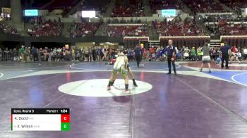 106 lbs Cons. Round 3 - Xavier Wilson, North Montana Wrestling Club vs Kylan Dodd, Rustler Wrestling Club