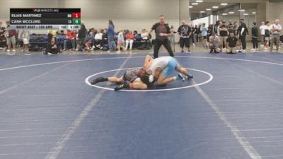 120 lbs Round Of 128 - Elias Martinez, NM vs Cash Mcclurg, CA