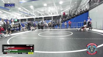 46 lbs 1st Place Match - Braxton Moore, Team Zapas vs Taylor Cary, Owasso