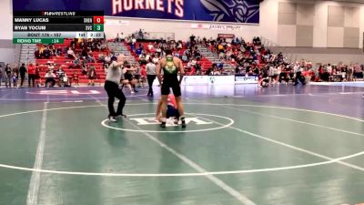 157 lbs Champ. Round 2 - Ryan Yocum, St. Vincent College vs Manny Lucas, Shenandoah University