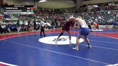 5A 285 lbs Semifinal - Parker Glaze, Benton vs Calin Frounfelter, Mountain Home