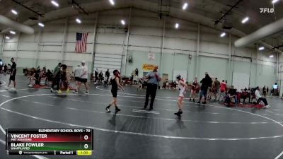 70 lbs Quarterfinal - Vincent Foster, Mat Assassins vs Blake Fowler, Unaffiliated