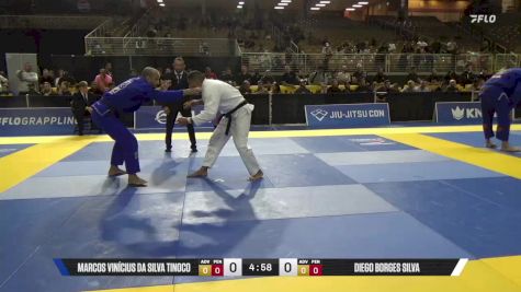 Diego Borges Silva vs Marcos Vinícius Da Silva Tinoco 2025 Pan Jiu Jitsu IBJJF Championship