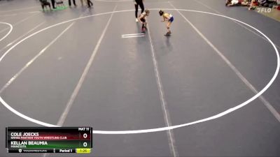 Cons. Round 1 - Kellan Beaumia, Minnesota vs Cole Joecks, NRHEG Panther Youth Wrestling Club