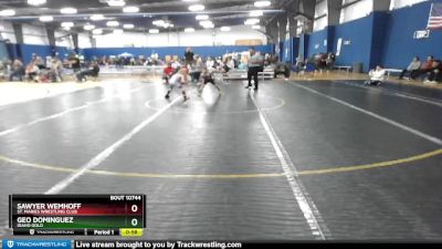 49 lbs Cons. Semi - Geo Dominguez, Idaho Gold vs Sawyer Wemhoff, St. Maries Wrestling Club