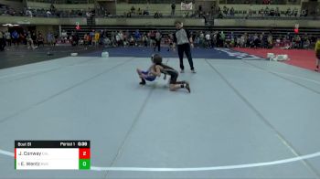 70 lbs Cons. Round 4 - Eli Wentz, Bison Wrestling Club vs Jace Conway, Caledonia