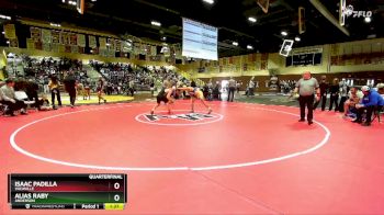 144 lbs Quarterfinal - Isaac Padilla, Vacaville vs Alias Raby, Anderson
