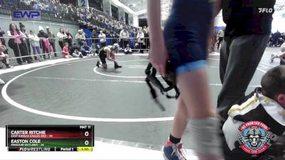 96 lbs Placement (4 Team) - Easton Cole, Missouri Outlaws vs Carter Ritchie, East Kansas Eagles Red