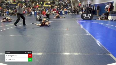 94 lbs Consy 4 - Mason Gregor, Erie Cathedral Prep vs Evan Cies, Malvern W.C.