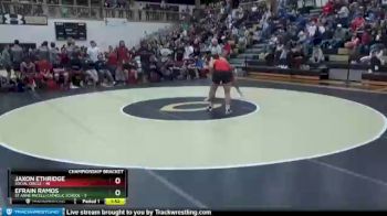 170 lbs Quarterfinals (8 Team) - Efrain Ramos, St Anne Pacelli Catholic School vs Jaxon Ethridge, Social Circle