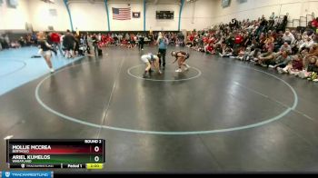 129-131 lbs Round 2 - Mollie McCrea, Berthoud vs Ariel Kumelos, Wheatland