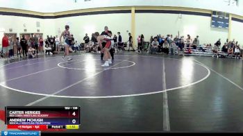 138 lbs Champ. Round 1 - Carter Heriges, Red Cobra Wrestling Academy vs Andrew McHugh, Roncalli Wrestling Foundation