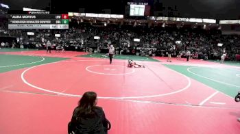 110 lbs Quarterfinal - Alina Mortus, LWWA vs Kendleigh Dowalter Bowyer, CWA1