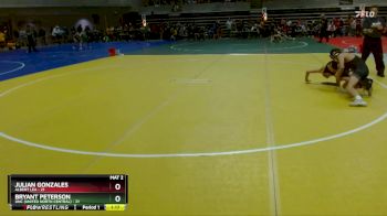 125 lbs Champ. Round 1 - Bryant Peterson, UNC (United North Central) vs Julian Gonzales, Albert Lea