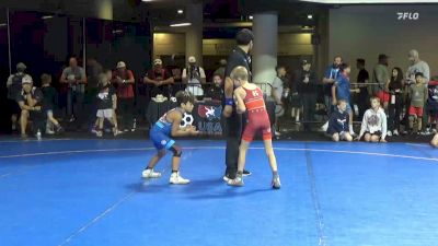 59 lbs Cons. Sub-semis - Ezra Taussig, Greater Heights Wrestling vs Andrew Kelly, Heatwave