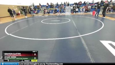 110 lbs Semifinal - Grayson Slatter, Mt Spokane Wrestling Club vs Ryder Owen, Inland Northwest Wrestling Training Center