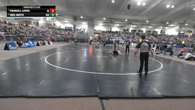 AA 138 lbs Quarterfinal - Kendall Lewis, Science Hill High School vs Ben Smith, Nolensville High School