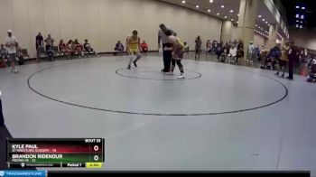 220 lbs Round 7 (10 Team) - Brandon Ridenour, Medina HS vs Kyle Paul, D1 Wrestling Academy