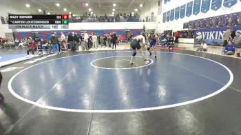 175 lbs 5th Place Match - Riley Berger, Coeur D Alene vs Carter Loutzenhiser, Timberlake