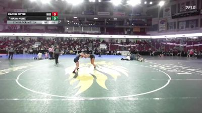 155 lbs 7th Place Match - Maya Kunz, Meridian vs Eadyn Fittje, Middleton