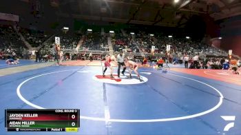 2A-126 lbs Cons. Round 3 - Jayden Keller, Sundance vs Aidan Miller, Wyoming Indian