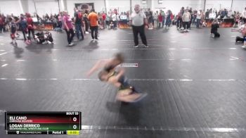 45 lbs Round 4 - Eli Cano, Carolina Reapers vs Logan Derrico, Richmond Hill Wrestling Club