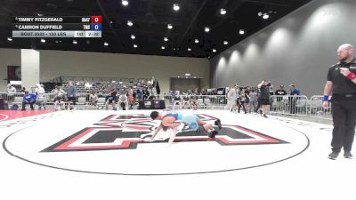 150 lbs Cons. Sub-semis - Timmy Fitzgerald, Ranger 47 vs Camron Duffield, Team Missouri Select