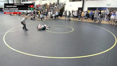 125 lbs Champ. Round 2 - Trevor Hisey, Indiana Tech vs Nick Lawrensen, Thomas More
