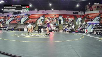 150 lbs Quarterfinals (8 Team) - Buddy Leonard, Freeland HS vs William Shrader, Fowlerville HS