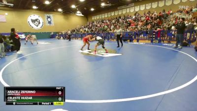 120 lbs Cons. Round 3 - Celeste Huizar, Foothill vs Araceli Zeferino, Santa Maria