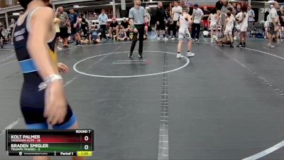 72 lbs Round 7 (8 Team) - Kolt Palmer, Takedown Elite vs Braden Smigler, Triumph Trained