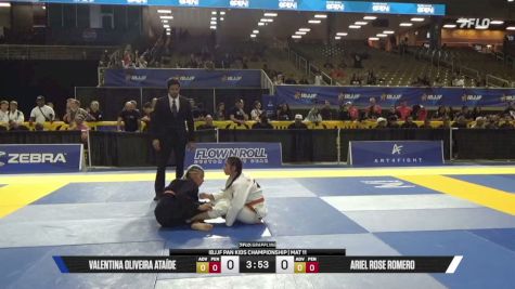 Valentina Oliveira Ataíde vs Ariel Rose Romero 2026 Pan Kids Jiu-Jitsu IBJJF Championship