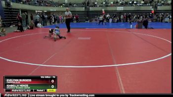 70 lbs Round 2 - Isabella Henze, Maverick Training Center vs Evelynn Burgess, Chippewa Elite