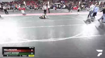 88 lbs Semifinal - Rex Lancaster, Holmen Viking Wrestling Club vs Garrett Bowden, Kimberly Wrestling Club