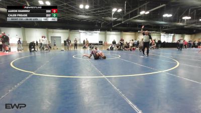 86-92 lbs 2nd Place - Aaron Ramirez, Sunkist Kids Monster Garage vs Caleb Frease, Crutchmer Wrestling