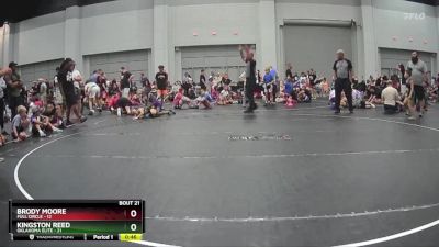 70 lbs Round 6 (8 Team) - Brody Moore, Full Circle vs Kingston Reed, Oklahoma Elite