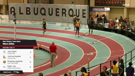 Men's 200m, Prelims 13