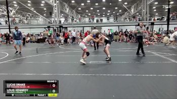 110 lbs Round 3 (4 Team) - Lucas Drake, Mat Assassins Black vs Louis Kennedy, Vougar`s Honors