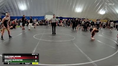 120 lbs Round 3 (8 Team) - Brooks Burmister, Silo WC vs Raelynne Moore, Warrior RTC