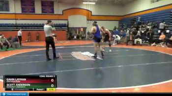 184 lbs Cons. Round 2 - Scott Anderson, Elmhurst University vs Gavin Layman, Ohio Northern