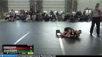 76 lbs Round 7 (8 Team) - Dylan Bateman, Railroad City Riders vs Damian Manna, Warhawks Black