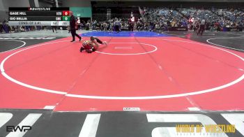 90 lbs Consi Of 8 #1 - Gage Hill, 10th Planet Grants Pass,OR vs Gio Bellia, Cmg Wrestling Academy