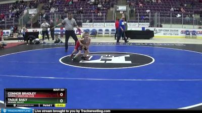 47/50 Round 2 - Connor Bradley, Waverly Wrestling Club vs Tague Baily, Newark Valley